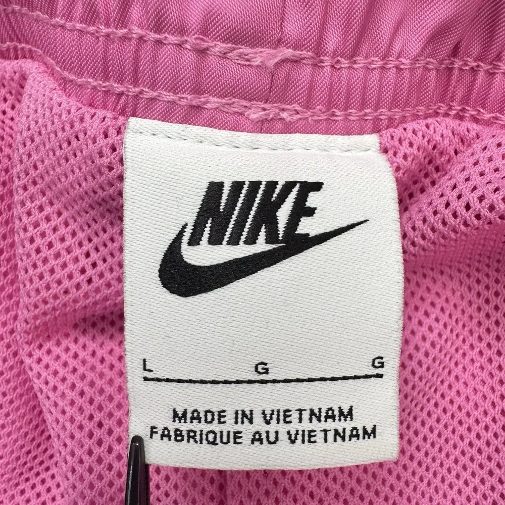 Nike Swim Trunks Pink Mesh‎ Lined Quick Dry Beach Shorts Men Large